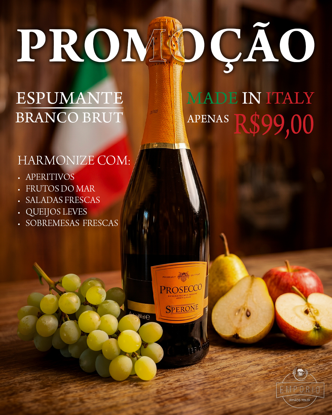 Empório Irmãos Toloi — Promoção Prosecco
